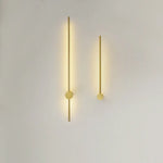 Applique Murale Led Dorée Minimaliste Élégante. Chambre