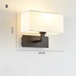 Applique Murale Led E27 Design Élégant Type E Chambre