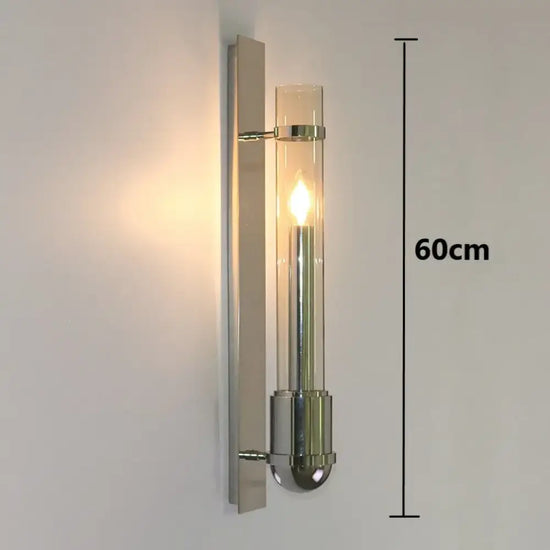 Applique Murale Led Élégance Minimaliste Nordique. Argent Chambre
