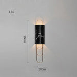 Applique Murale Led Élégante Contemporaine Minimaliste. Chambre