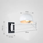 Applique Murale Led Élégante Design Blanc / Sans Interrupteur Chambre