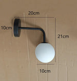 Applique Murale Led Élégante Design Contemporain B Noir Chambre