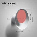 Applique Murale Led Élégante Design Contemporain Blanc Rouge / Chaud (2700-3500K) Grand Chambre