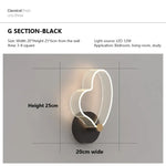 Applique Murale Led Élégante Design Contemporain Typeg / Warm White Chambre