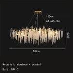 Applique Murale Led Élégante Dorée Design Luxe A-Long 100 Cm / 5000K Applique Chambre