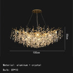 Applique Murale Led Élégante Dorée Design Luxe C-Long 100 Cm / 5000K Applique Chambre