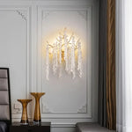 Applique Murale Led Élégante Dorée Design Luxe Applique Chambre