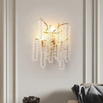 Applique Murale Led Élégante Dorée Design Luxe Applique Chambre