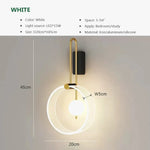 Applique Murale Led Élégante Esthétique Chic. Chambre