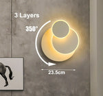 Applique Murale Led Élégante Et Design Pivotante Chambre