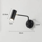 Applique Murale Led Élégante Et Innovante Interrupteur A Noir / Bouton Interrupteur Lumière