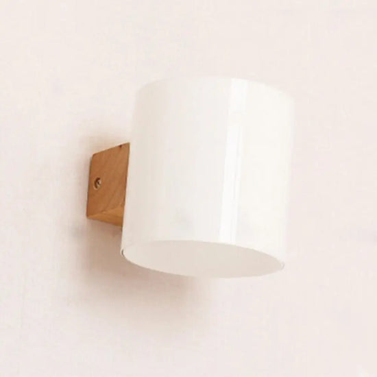 Applique Murale Led En Bois Design Contemporain Minimaliste. Chambre