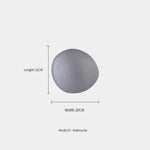 Applique Murale Led En Verre Élégant Scandinave Lumineux. D-Gris Fumée Chambre