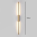 Applique Murale Led Épurée Contemporaine Lumineuse. 100 Cm / Blanc Naturel (3500-5500K) Chambre