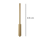 Applique Murale Led Épurée Contemporaine Lumineuse. 60Cm 1 / Blanc Chaud (2700-3500K) Chambre