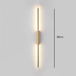 Applique Murale Led Épurée Contemporaine Lumineuse. 80Cm / Blanc Froid (5500-7000K) Chambre