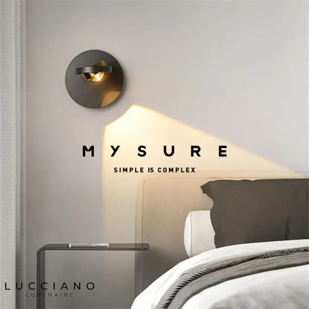 Applique Murale Led Épurée Minimaliste Design Chambre