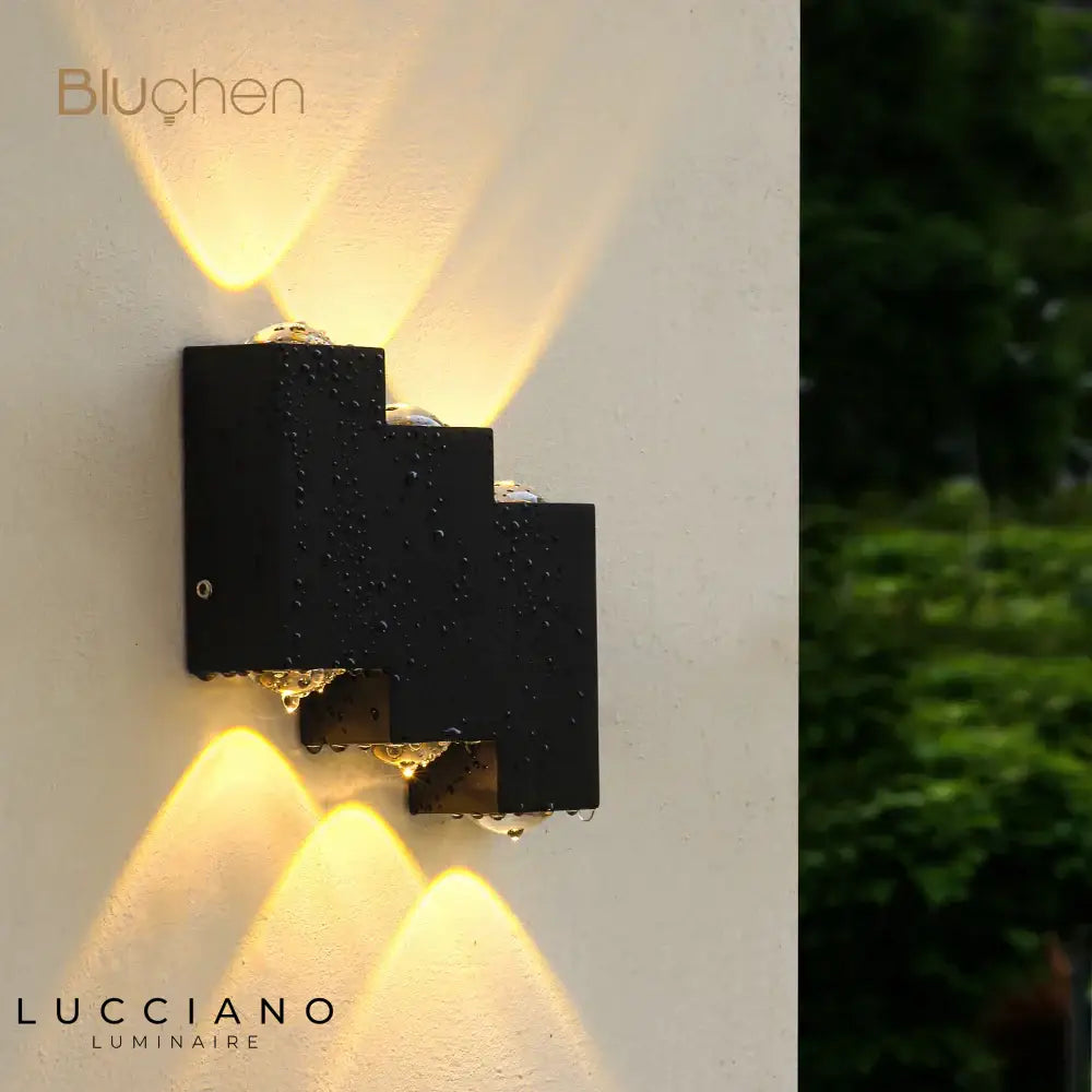 Applique Murale Led Étanche Design Jardin Lumineux Chambre