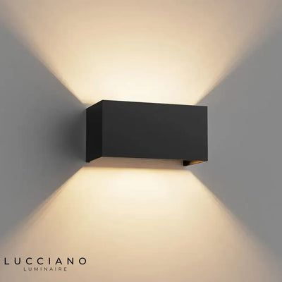 Moderne robuuste LED buitenwandlamp