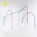 Applique Murale Led Industrielle Chromée Géométrique Chambre