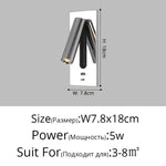 Applique Murale Led Intelligent Éclairage Moderne Argent A Usb / Blanc Chaud (2700-3500K) Chambre