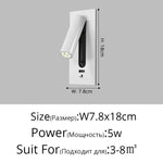 Applique Murale Led Intelligent Éclairage Moderne Blanc A Usb / Chaud (2700-3500K) Chambre