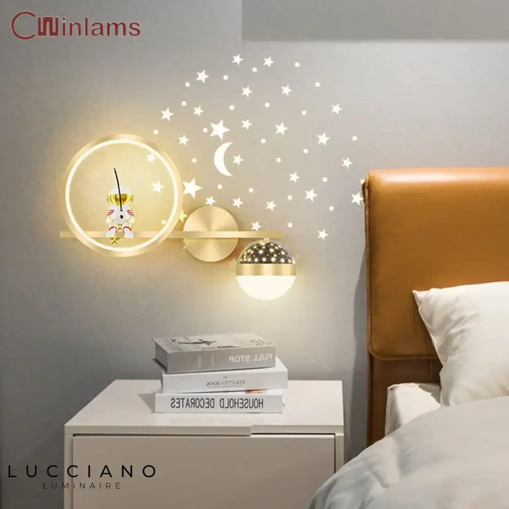 Applique Murale Led Lunaire Cosmos Enfance Chambre