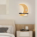 Applique Murale Led Lune Design Élégant Lumineux. Chambre