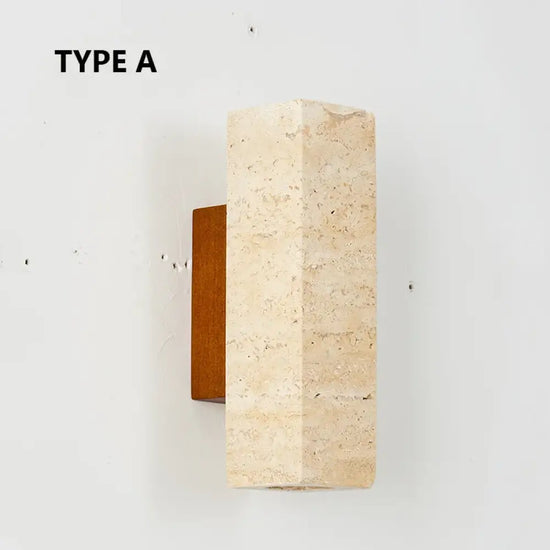 Applique Murale Led Minimaliste Scandinave Pierre Type A / D6Xh16Cm Blanc Chaud (2700-3500K)