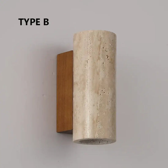 Applique Murale Led Minimaliste Scandinave Pierre Typeb / D6Xh16Cm Blanc Chaud (2700-3500K)