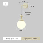 Applique Murale Led Minimaliste Suspendue Élégamment. B / 3 Températures De Couleur Chambre