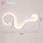 Applique Murale Led Moderne C Blanc / Chaud (2700-3500K) Murale Chambre