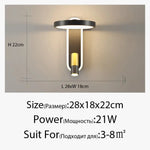 Applique Murale Led Moderne Design Chaleureux. Chambre