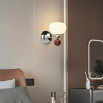 Applique Murale Led Moderne Design Élégant Chromé Chambre