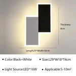 Applique Murale Led Moderne Design Élégant Minimaliste Chambre