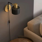 Applique Murale Led Noir Et Design Moderne Laiton Chambre