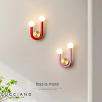 Applique Murale Led Nordique Design Élégant U. Chambre