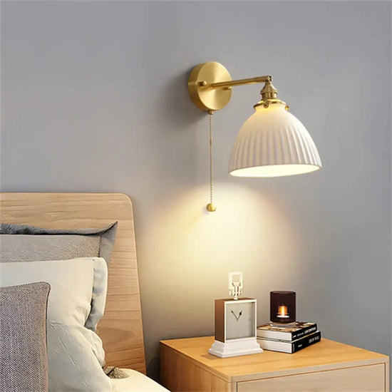 Applique Murale Led Nordique Design Minimaliste Élégant Chambre