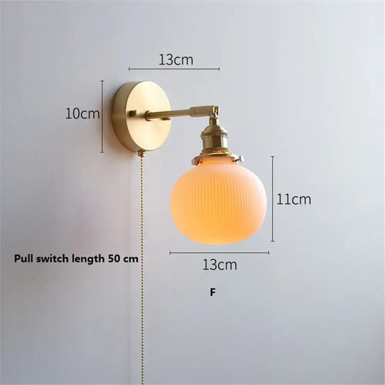 Applique Murale Led Nordique Design Minimaliste Élégant F Chambre