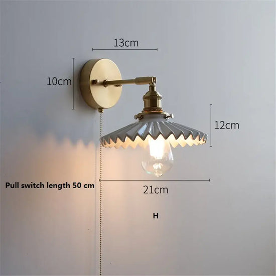 Applique Murale Led Nordique Design Minimaliste Élégant H Chambre
