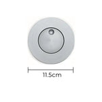 Applique Murale Led Nordique Design Minimaliste Élégant Rond Argent / Blanc Chaud (2700-3500K)