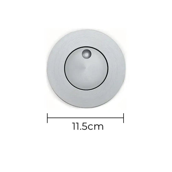 Applique Murale Led Nordique Design Minimaliste Élégant Rond Argent / Blanc Chaud (2700-3500K)