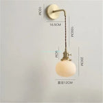 Applique Murale Led Nordique Design Rétro Élégant Chambre