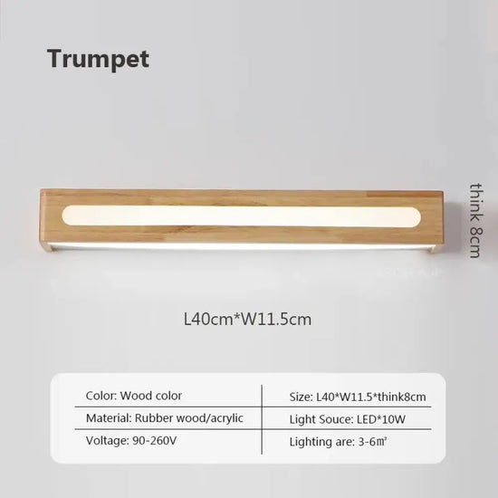 Applique Murale Led Nordique Élégance Minimaliste. S / Blanc Naturel Chambre
