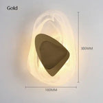 Applique Murale Led Nordique Élégante Pure. Or / Chine Blanc Froid (5500-7000K) Chambre