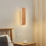 Applique Murale Led Originale Artisanale Bois Chambre