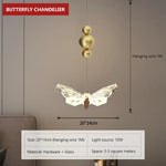 Applique Murale Led Papillon Élégant Design Unique Pendant Light / Cool White Chambre