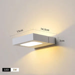 Applique Murale Led Pivotante Design Contemporain Un Blanc / Blanc Chaud (2700-3500K) Applique