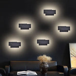 Applique Murale Led Rectangles Design Moderne Élégant. Chambre