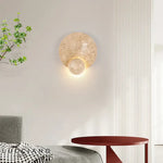 Applique Murale Led Ronde Chic Élégante Pierre. Chambre